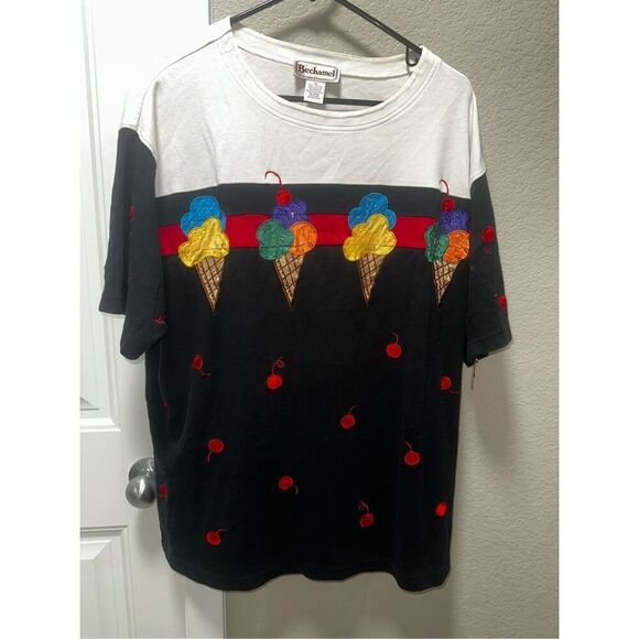 Vintage Bechamel IceCream Cherry Tshirt - Picture 1 of 6